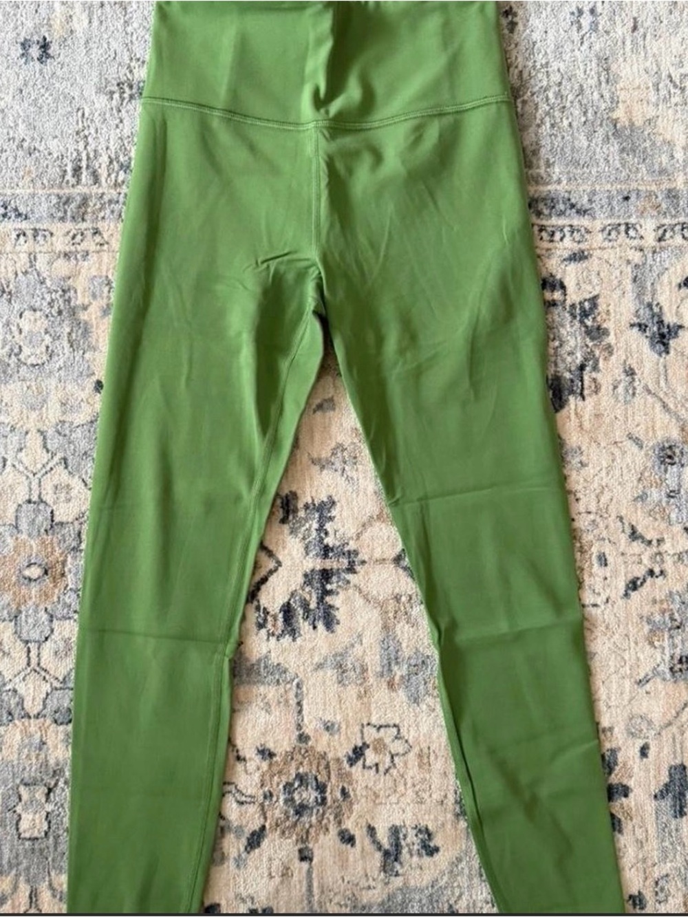 Athletes Green High-Waist Active Leggings